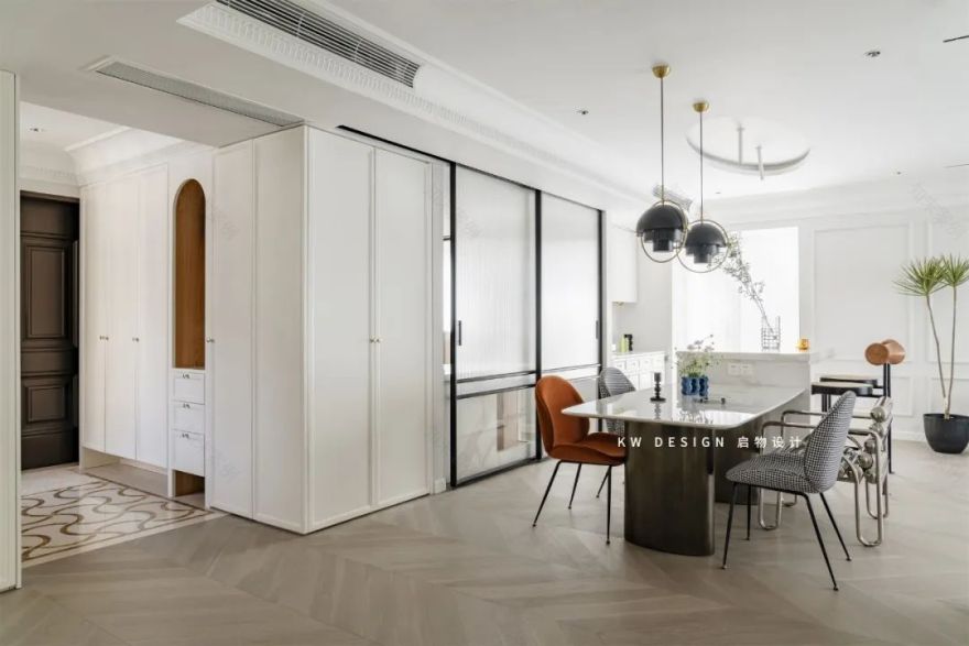 现代轻奢法式家居设计丨启物设计-38