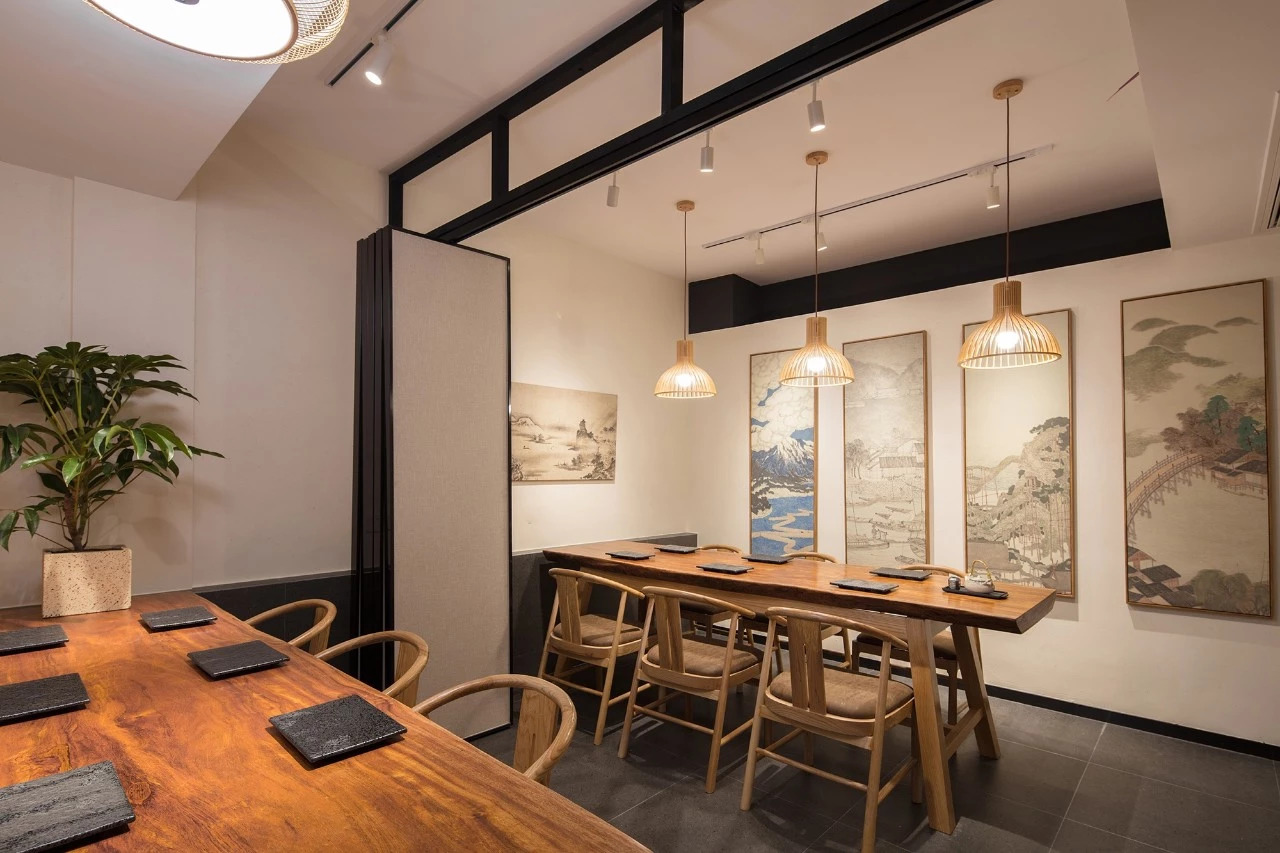 《鹿岛》日式料理 | 现代禅意融合传统美学的餐饮空间-66