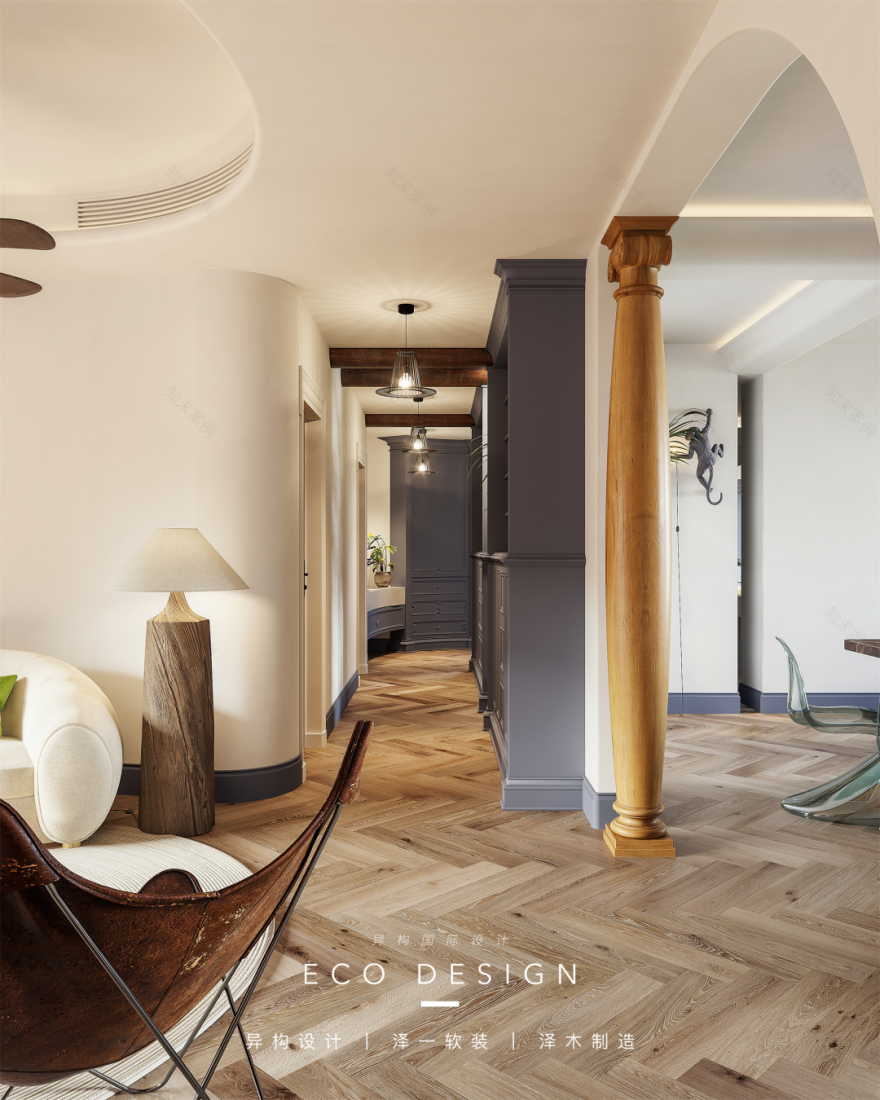 复古南洋风海边度假艺术空间设计丨中国西安丨泽一软装-45