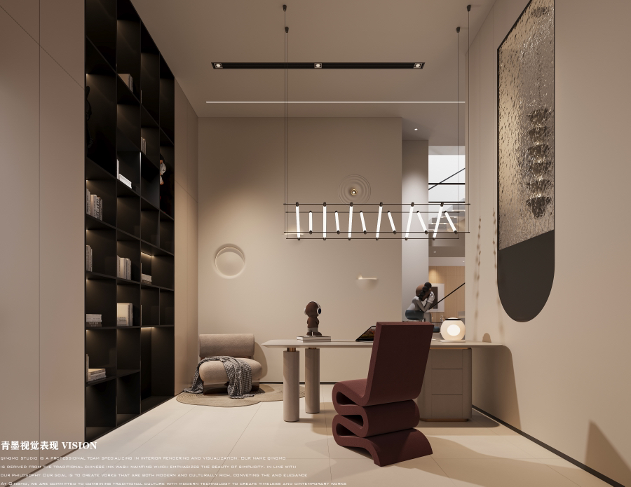 奶油风地下室-8