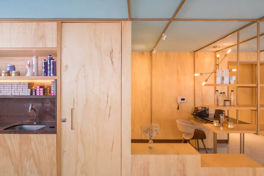 内尔美发沙龙丨巴西巴西利亚丨mínimo arquitetura e design-15