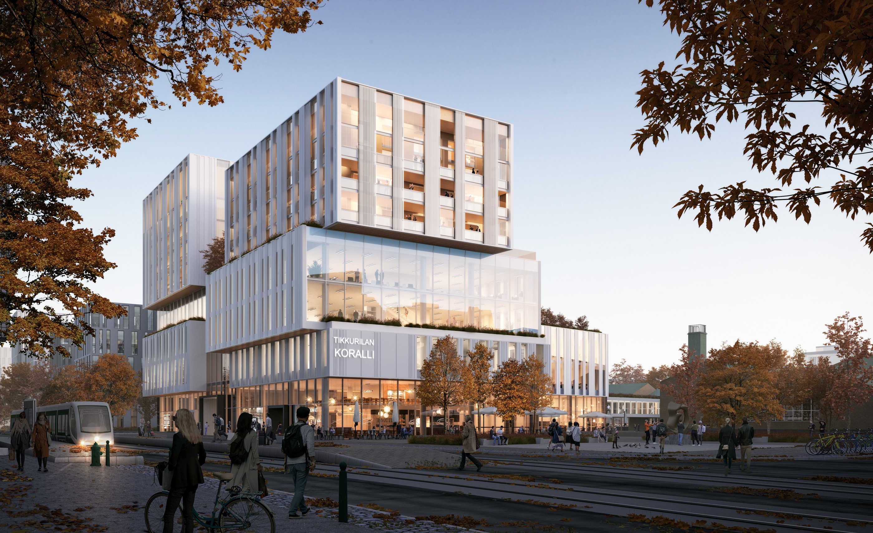 Kielotie 13 综合用途建筑丨芬兰万塔丨PESArchitects-14