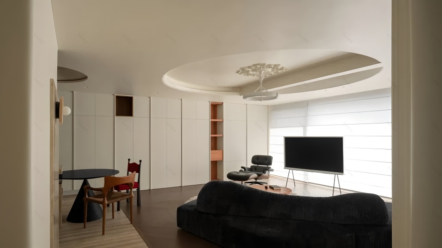 重庆万州长江天玺95后夫妻婚房丨中国重庆丨花椒创意-4