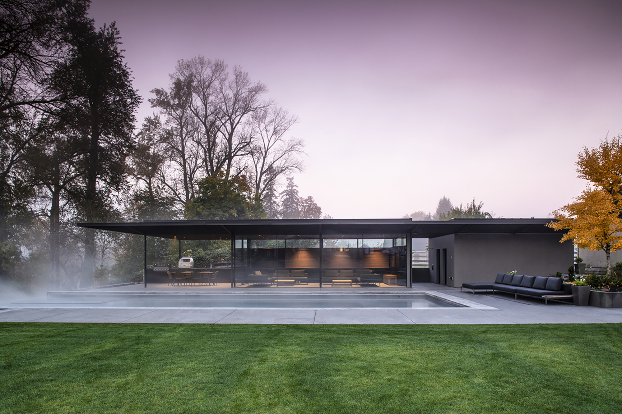 威拉米特泳池房丨美国俄勒冈丨Fieldwork Design and Architecture-20