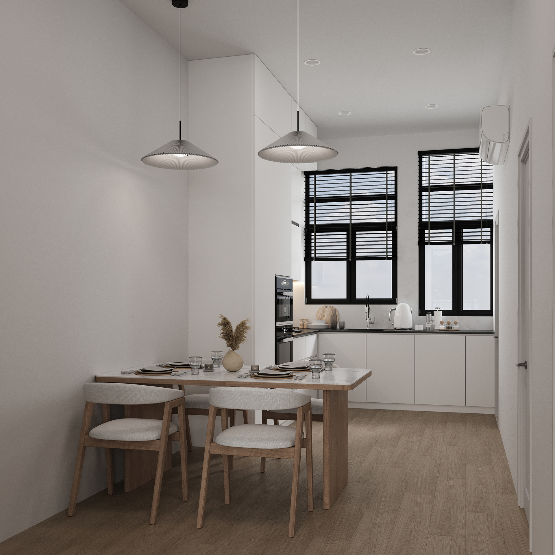 Apartment室内设计及3D可视化项目丨Iryna Semenovych-12