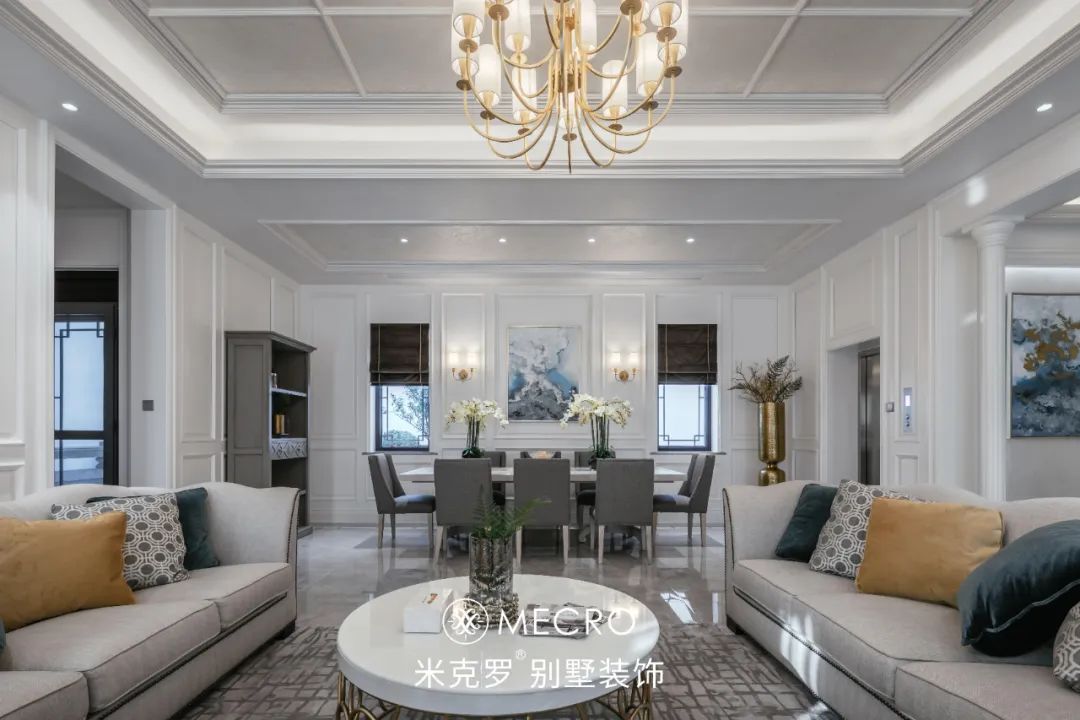 融创·桃花源 650㎡简欧别墅设计丨米克罗别墅装饰-31