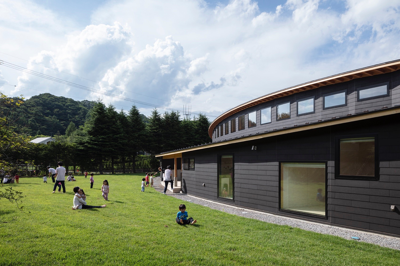 Poppins Nursery school轻井泽风越丨日本长野丨日建设计-13