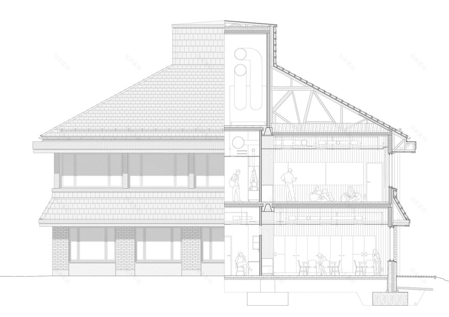 Sammontalo学校与多功能中心丨芬兰丨NERVIN Architecture-49