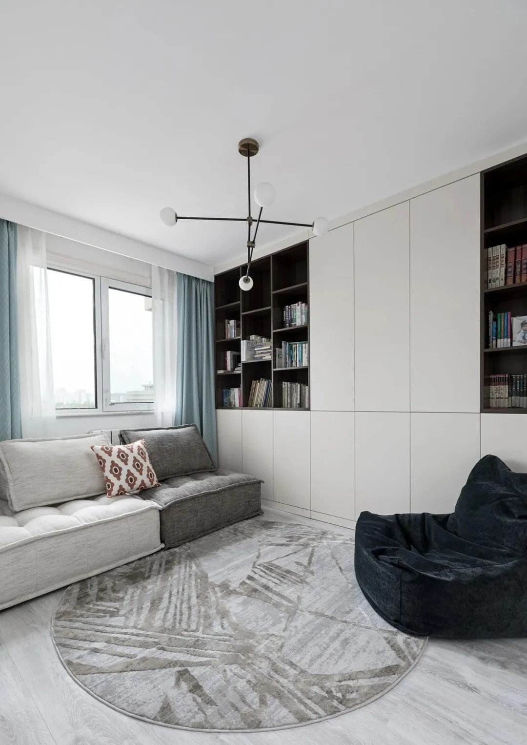 120 平现代简约三口之家,儿童房空间利用高-14