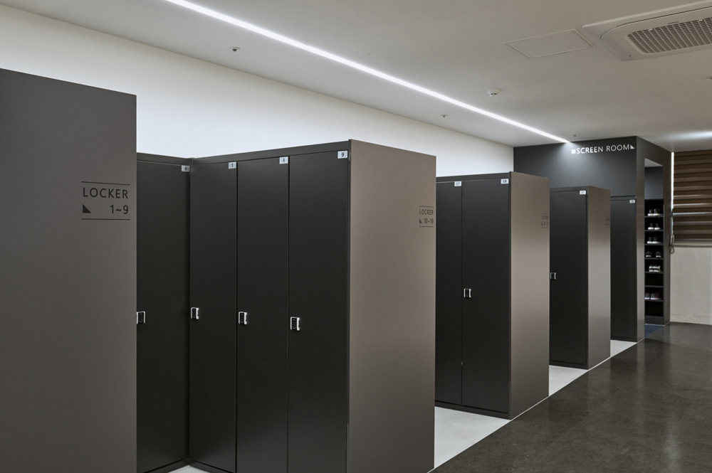 现代高级 250 平米室内高尔夫练习场设计-21