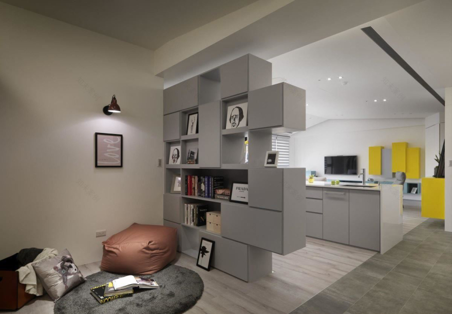 205㎡北欧风住宅 方构制作空间设计-9