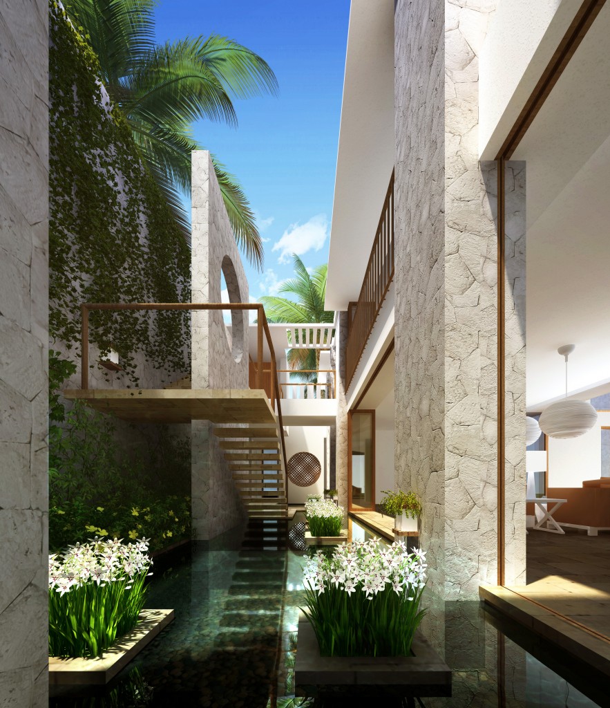 美国塞班岛度假别墅,新亚洲风格融入自然景观-23