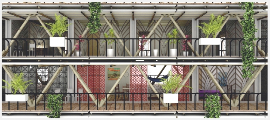 巴拿马 Tropi/Co/Re 住宅,核心住宅模式的创新实践-17