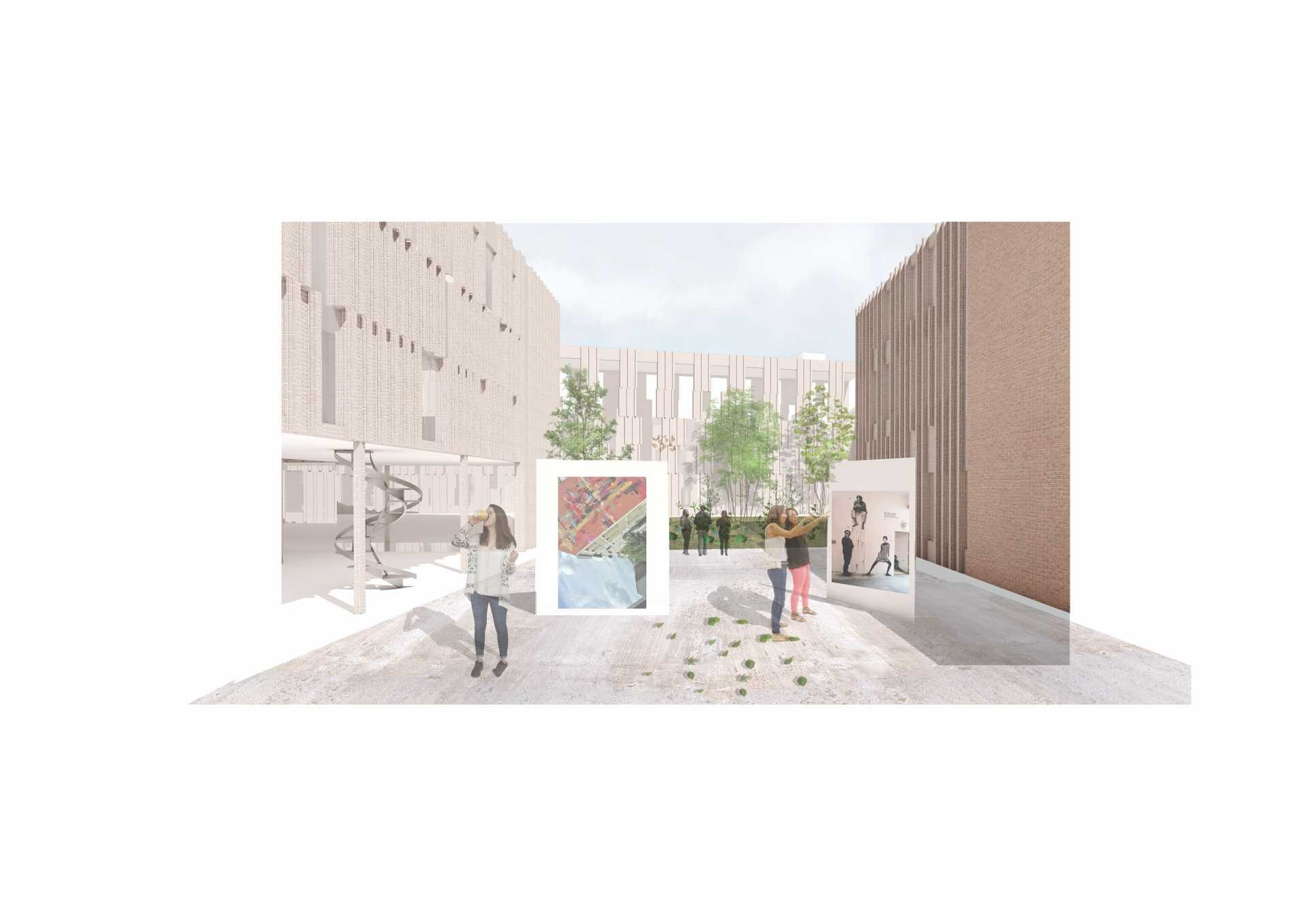 “Crown Barracks”从军事营房到大学校园改造丨比利时-43