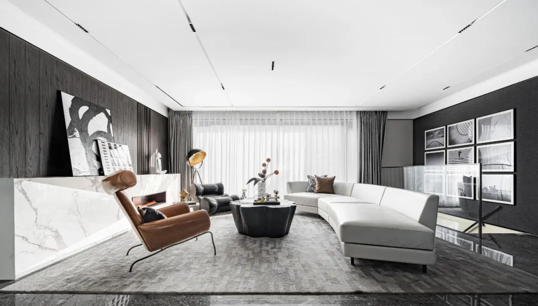 现代轻奢风的公寓-6