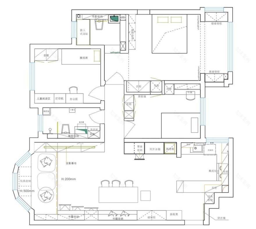 茧舍设计丨平层-8