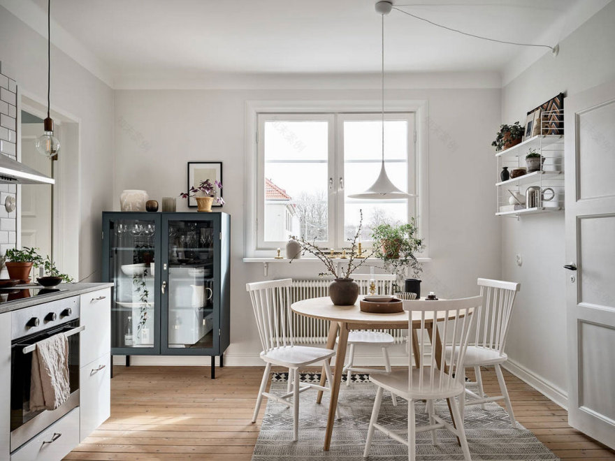 瑞典温馨公寓 | 色彩与艺术的完美融合-11