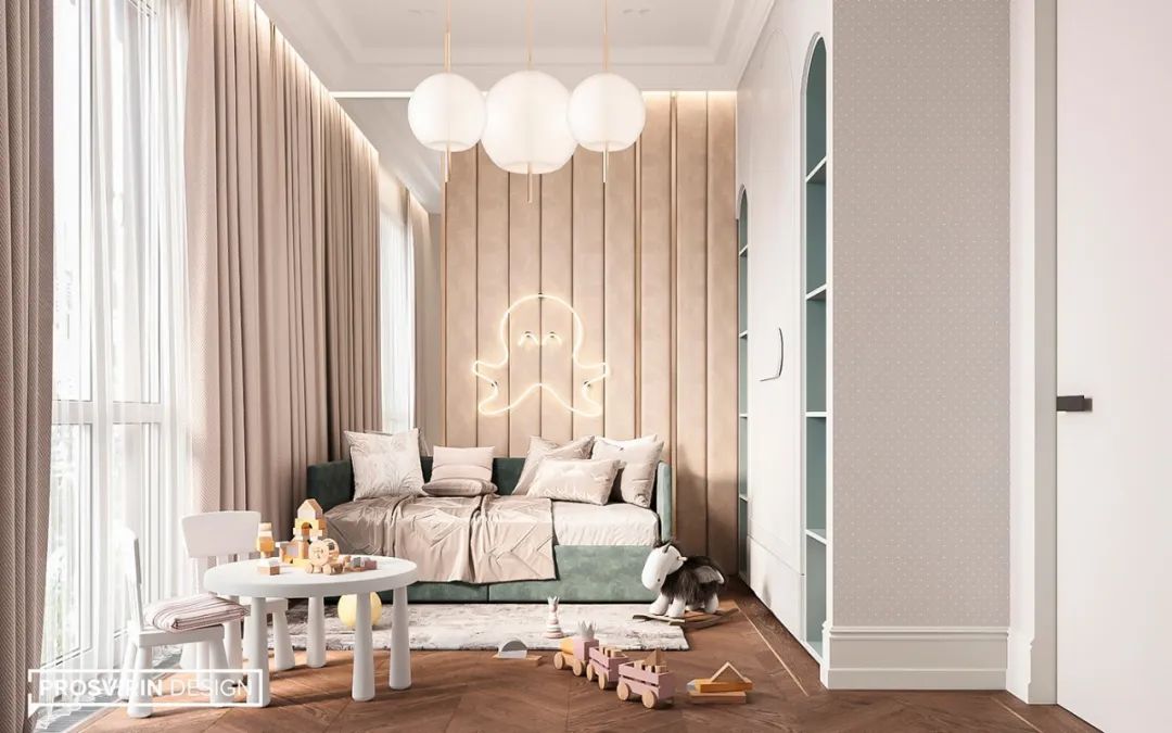 现代轻奢住宅丨Prosvirin Design-24