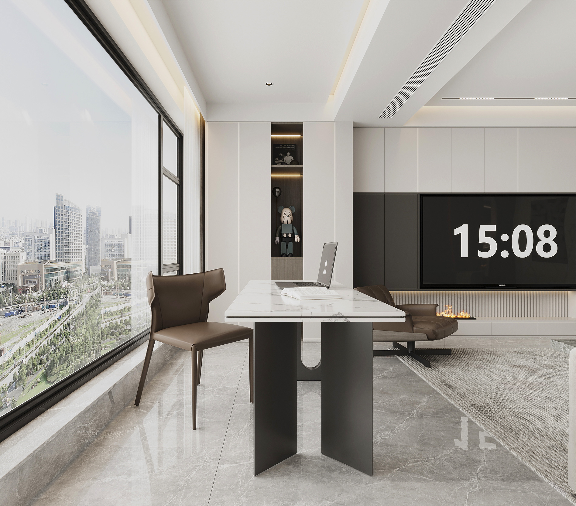 现代简约风格——家装 3D静态效果图-3