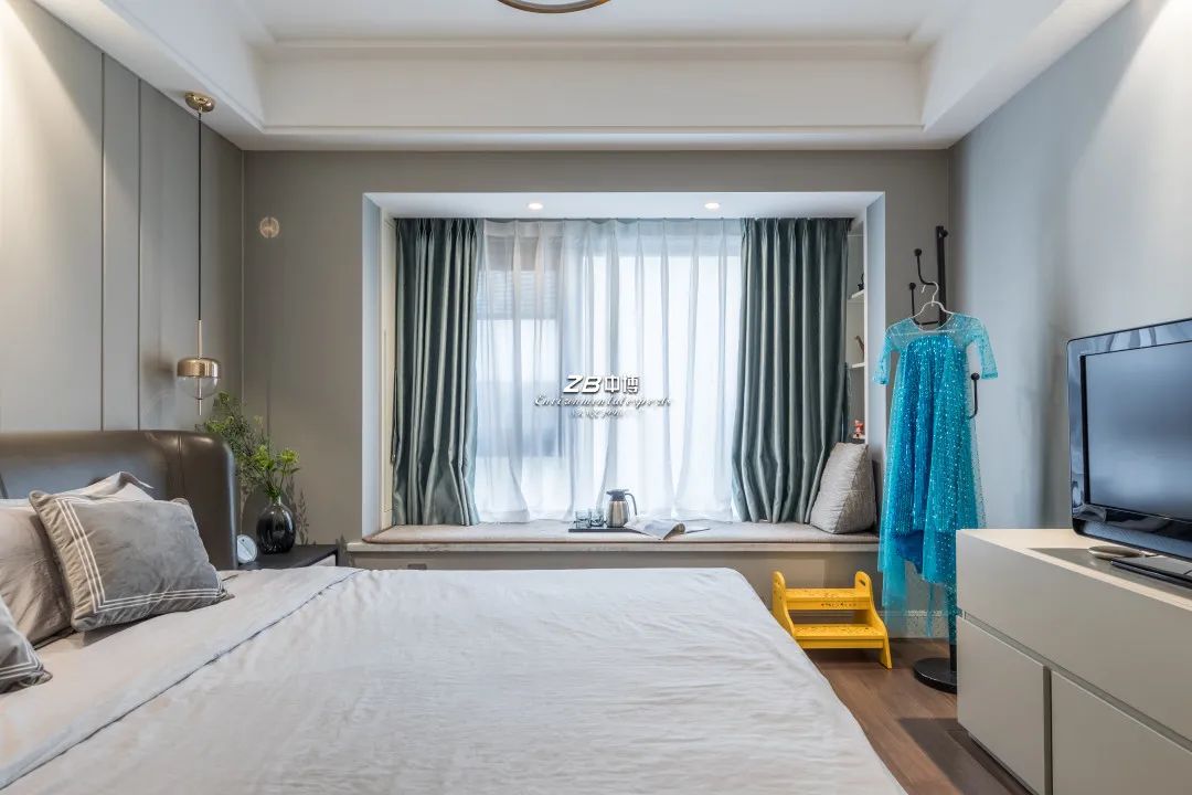 ZB design | 同事115平超有质感的轻奢风，效果好到没朋友！-52