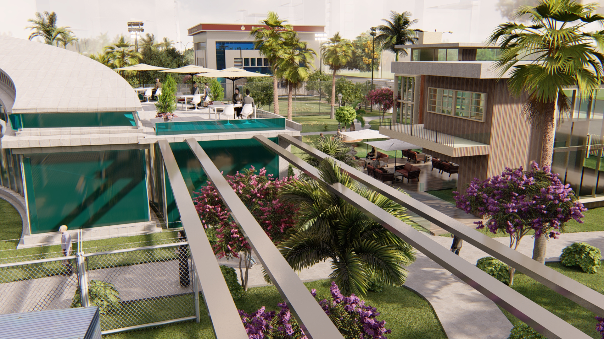 food court , shops & bank design-43