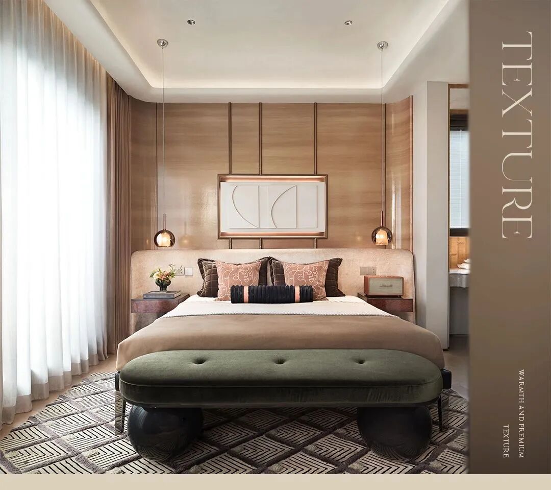 上海334㎡轻奢复古风样板间丨中国上海丨紫香舸设计-55