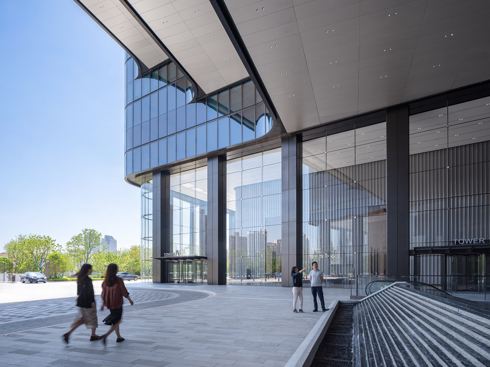 上海真如中海中心综合体丨中国上海丨SOM-44