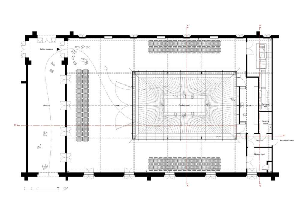 法国马爹利酒庄品酒室设计-34