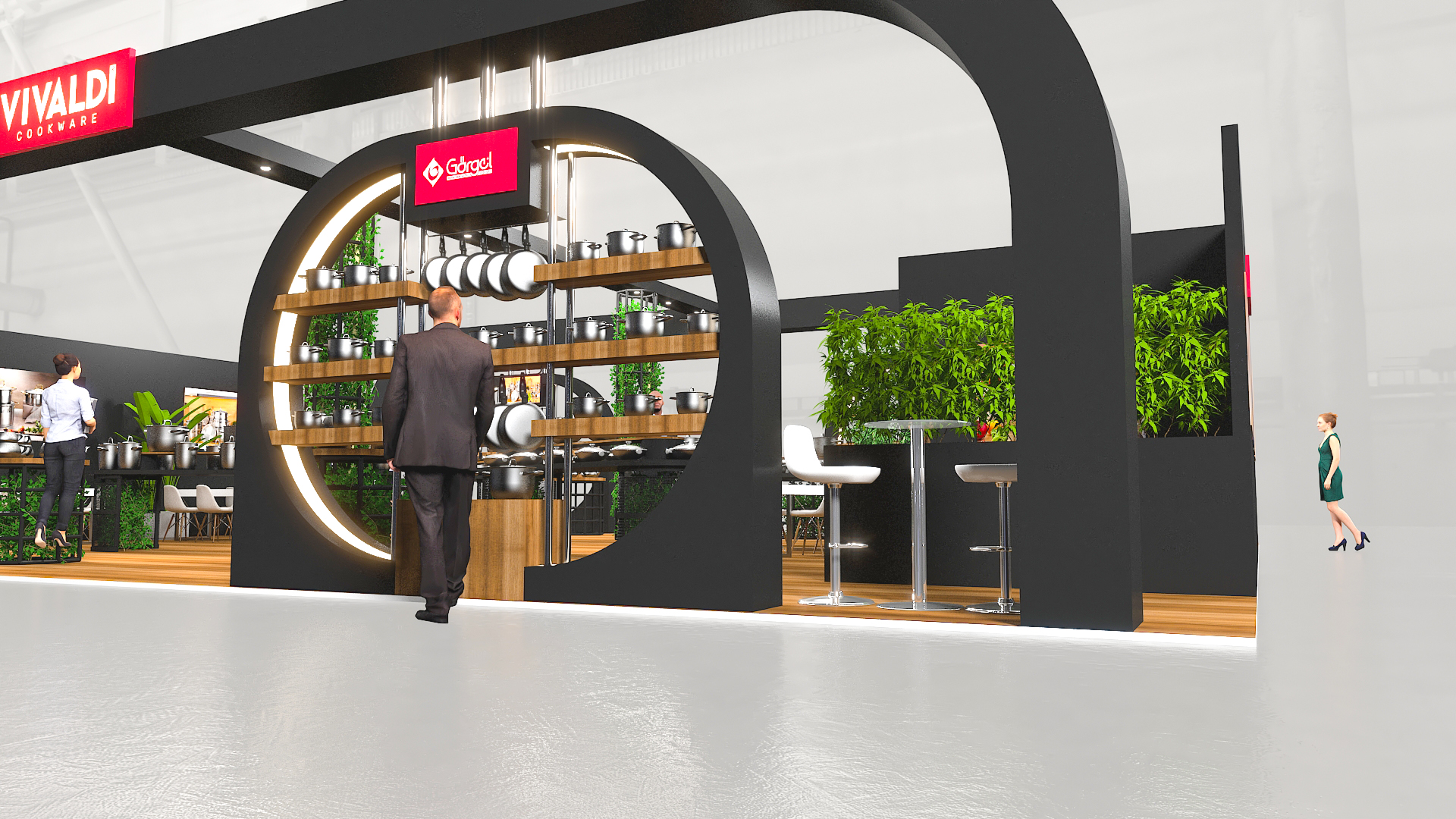 GORGEL STAINLESS STELL BOOTH DESIGN-5