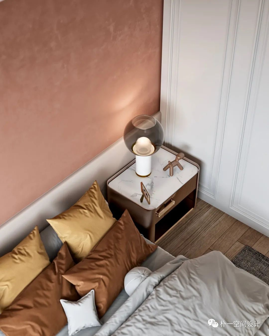 轻奢美式家居设计丨中国亳州丨朴一空间设计-31