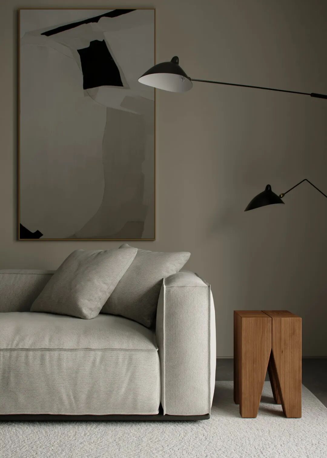 自然极简风的家，轻硬装重软装，超美！-18