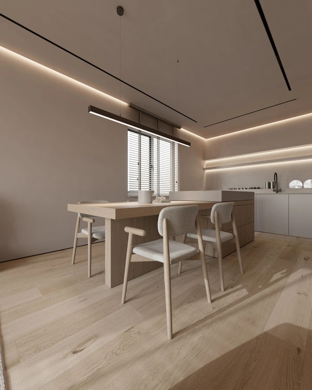 原木系奶油风空间设计-13