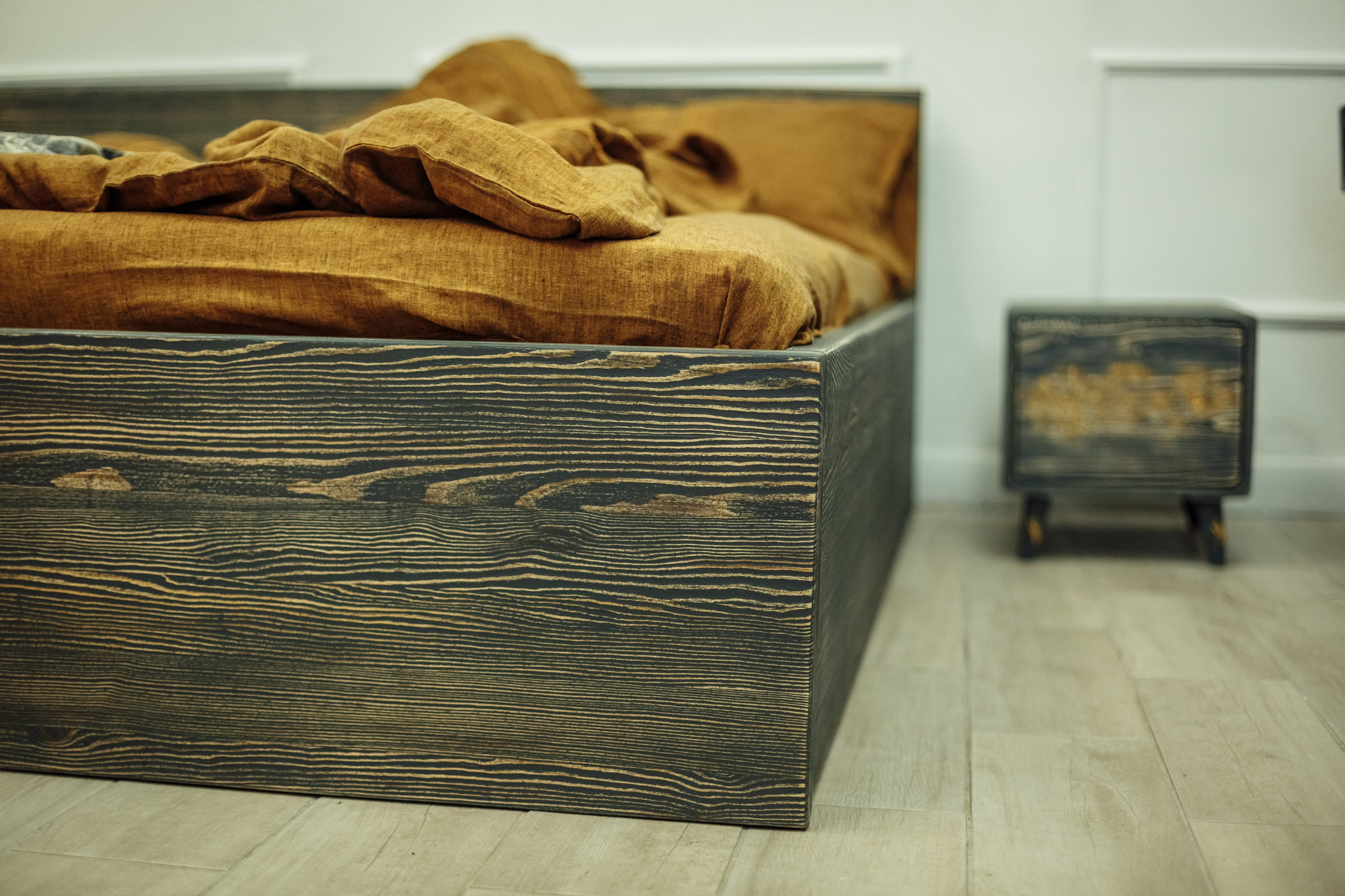 实木床(田野罂粟)卧室套装设计-4