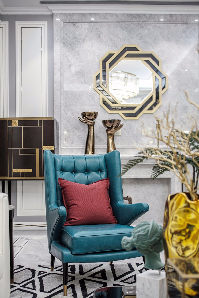 520m²法式尊贵奢华样板间设计方案-3