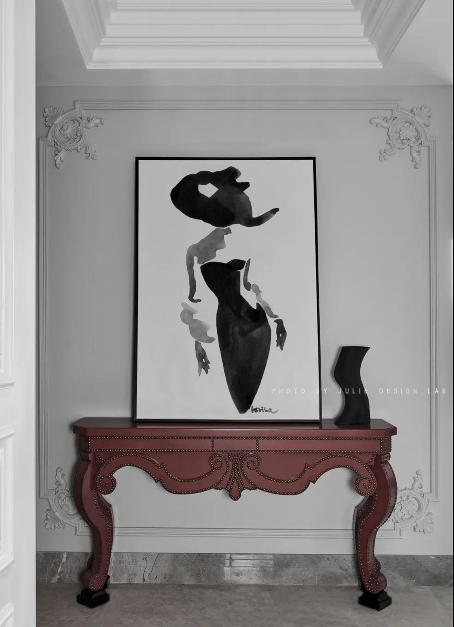 法式轻奢浪漫住宅设计丨中国杭州丨JULIE 软装设计-19