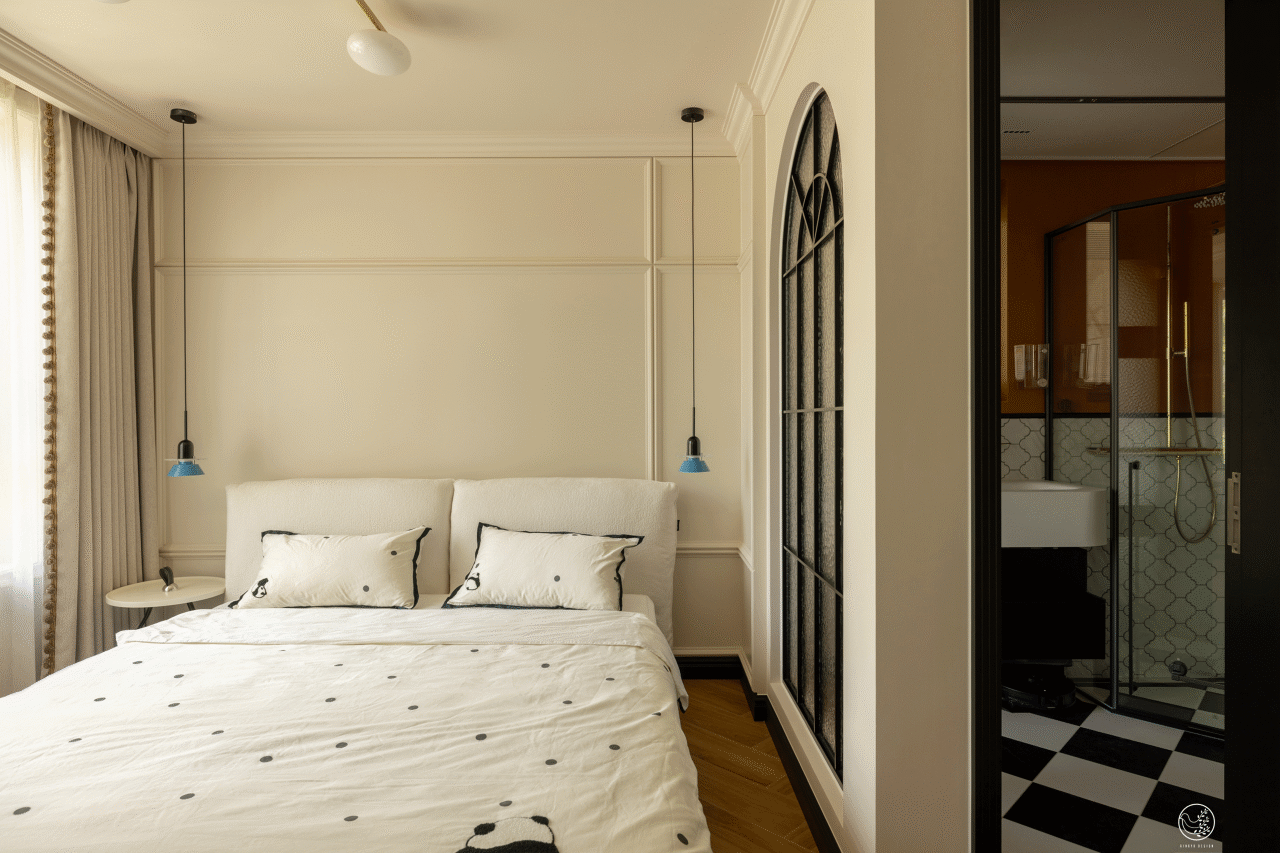 300㎡跃层，在光与曲线里，把生活安稳下来-46