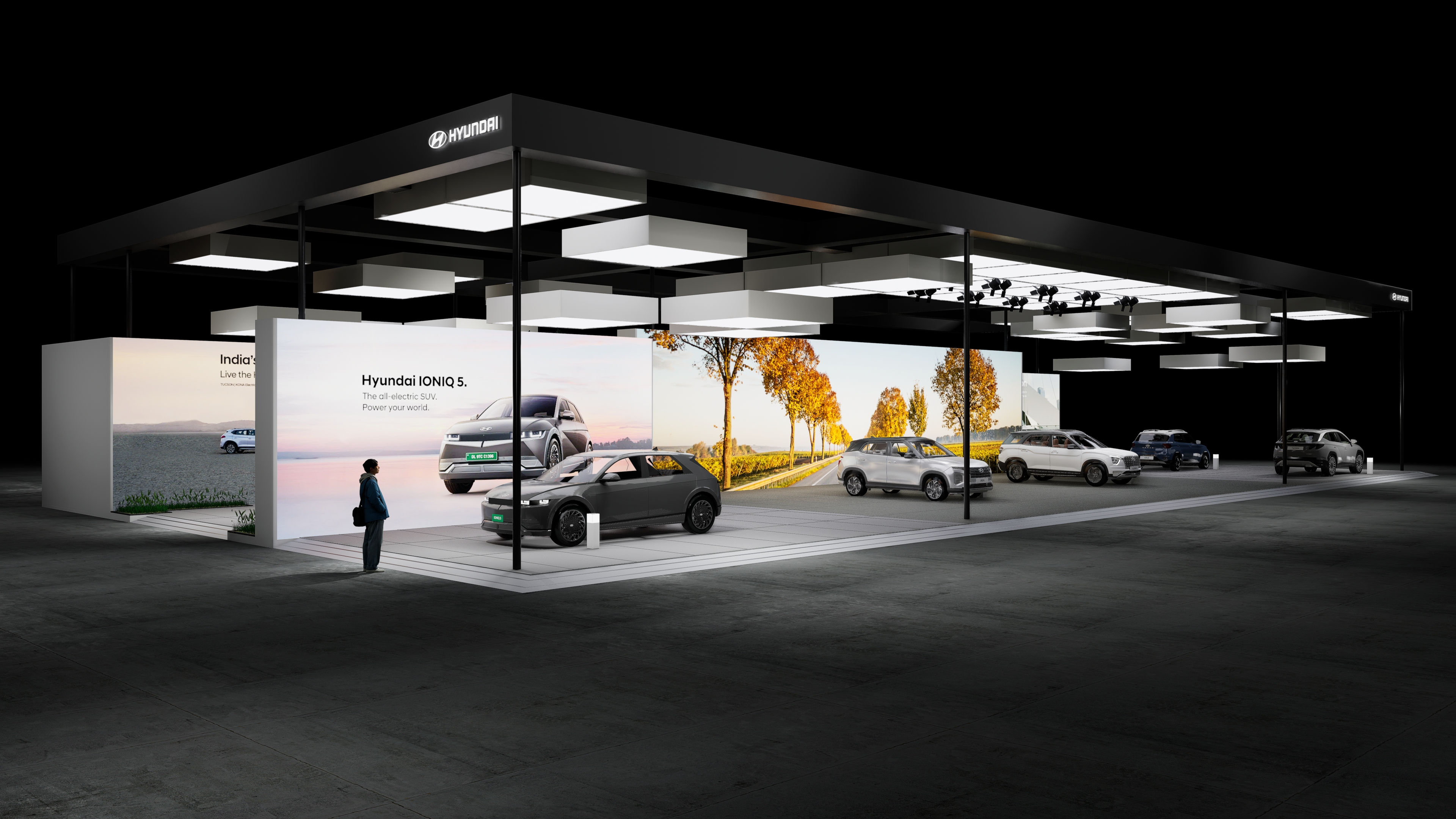 汽车展厅丨Hyundai Booth Design_Koinde-1