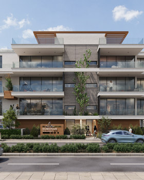 Contemporary Residential Building — Full CG Project