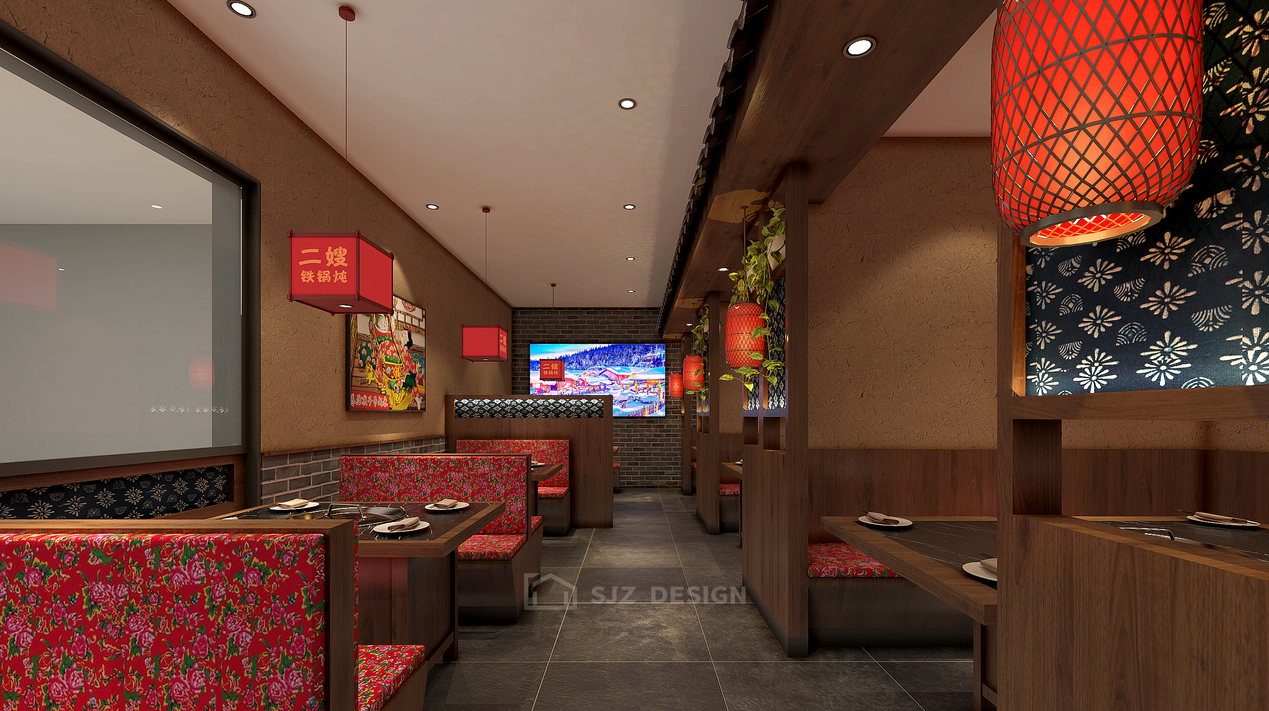 北京二嫂铁锅炖丨中国北京丨孙金甄（北京）室内建筑设计有限公司-27