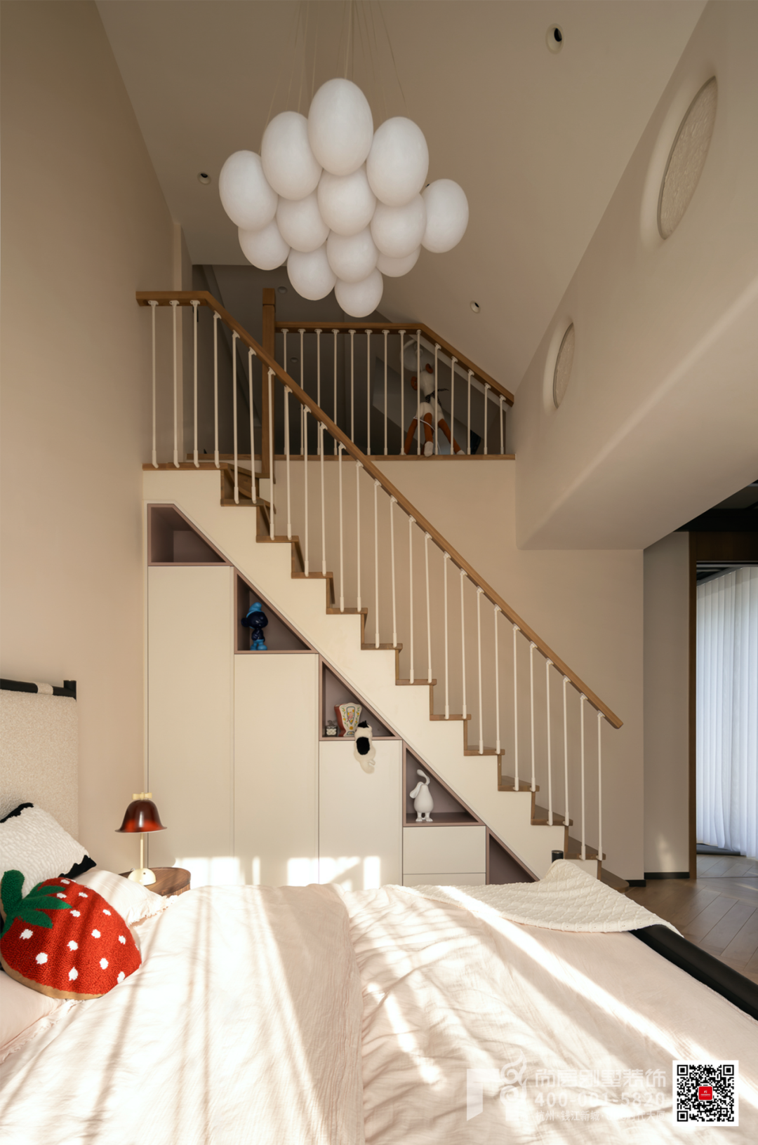 500㎡富春壹号院·木影流光·自然叙事的现代“剪影”别墅丨杭州尚层装饰-62