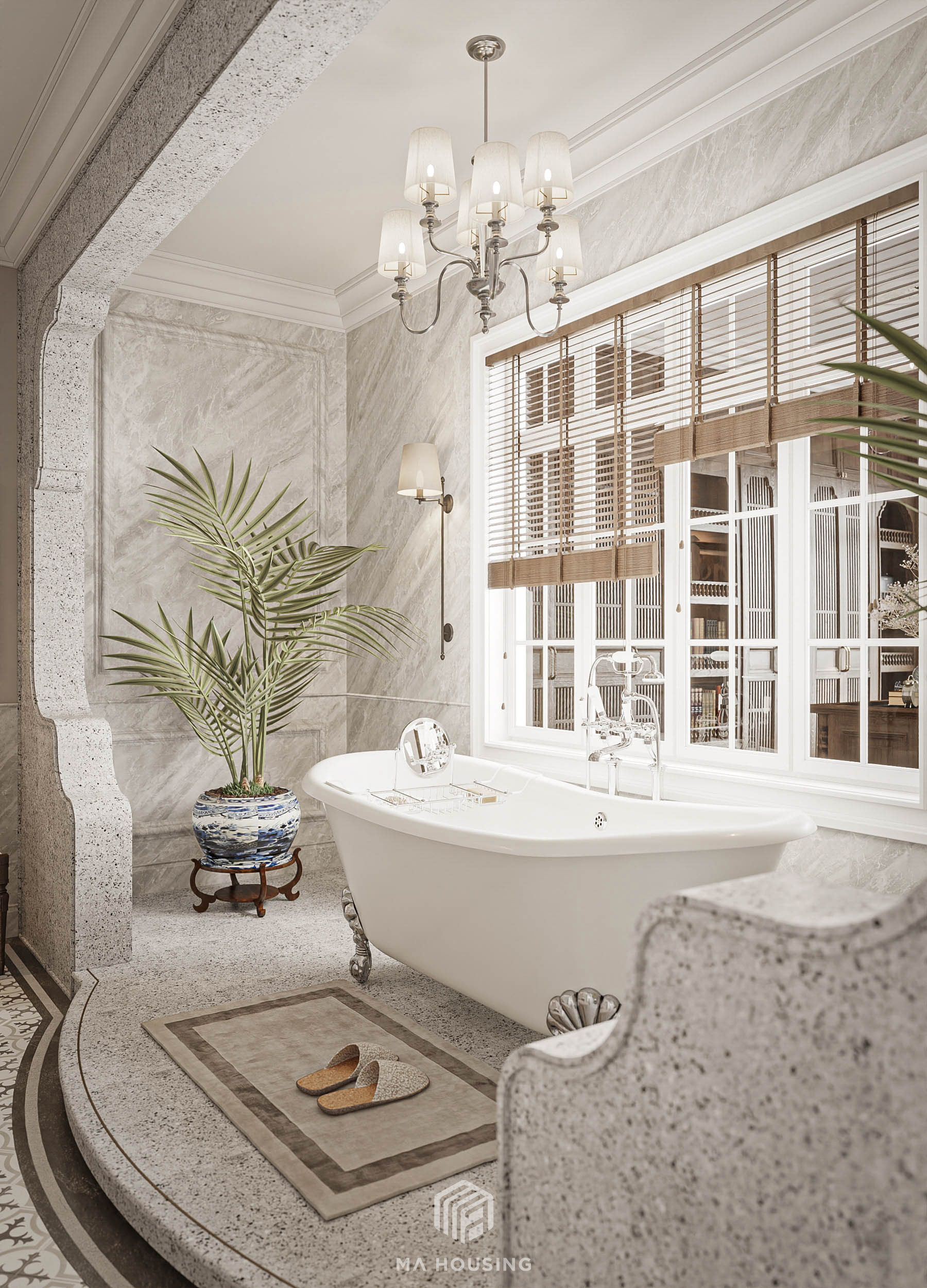 NGUYEN GIA THIEU 别墅主卧室 2丨越南河内丨MA housing-17