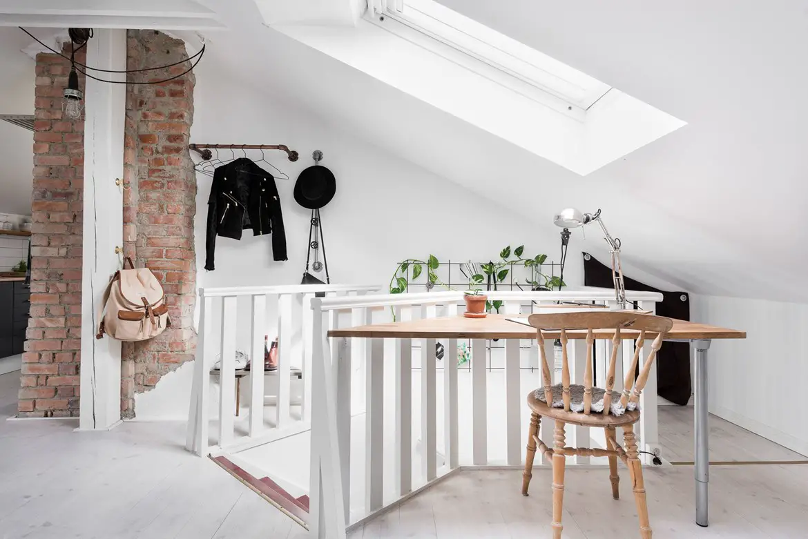 瑞典巧妙阁楼卧室设计-13