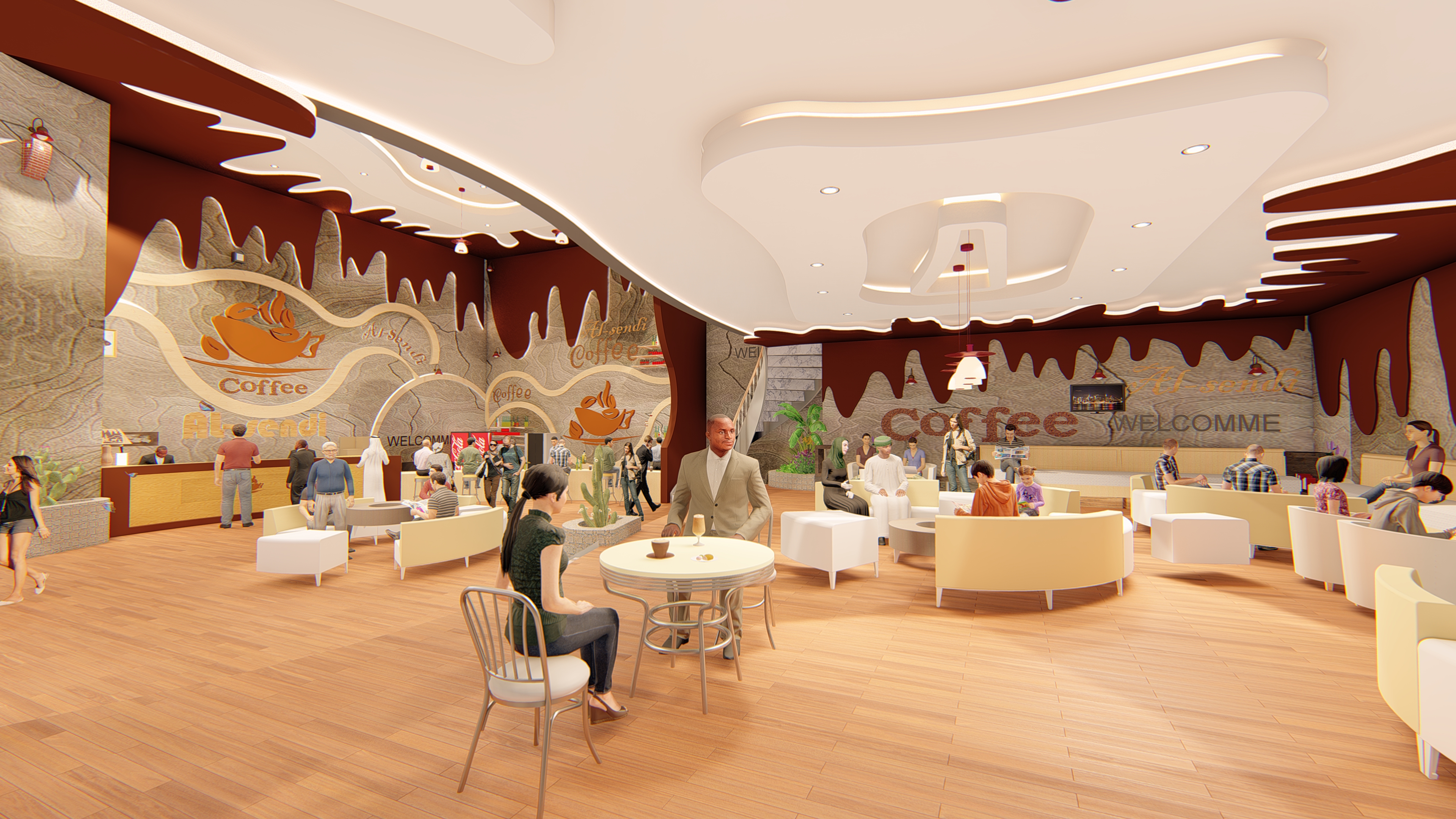 تصميم Coffee shop-13