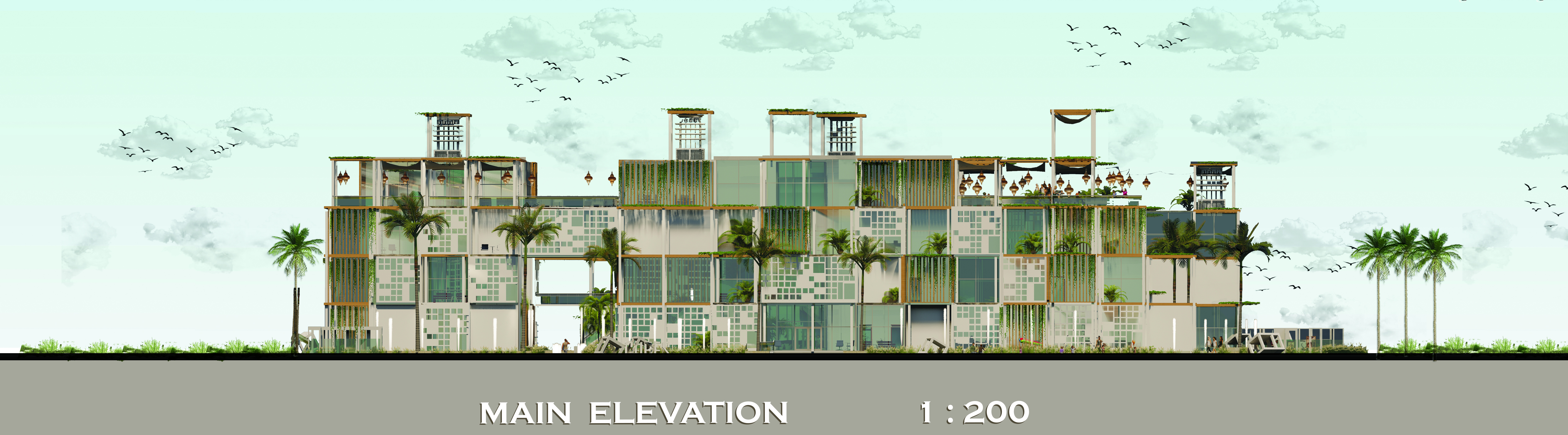 马阿迪的立方体·联合办公空间丨开罗大学工程学院建筑系-26