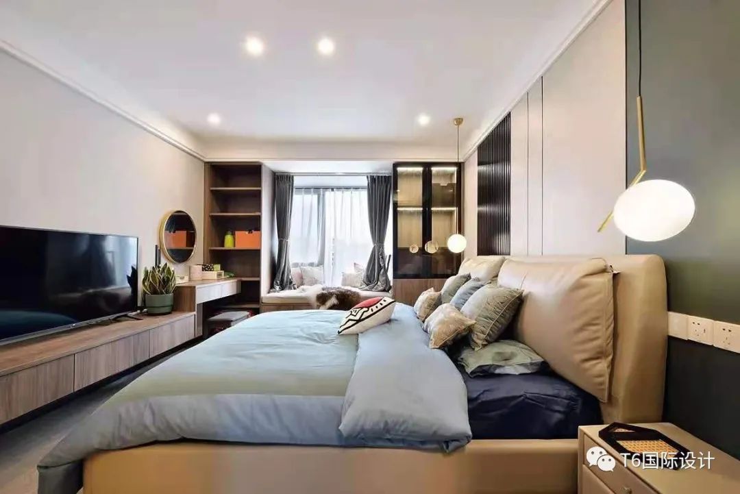 现代轻奢黑白灰精致温馨之家丨中国浦东新区丨宋明轩-31