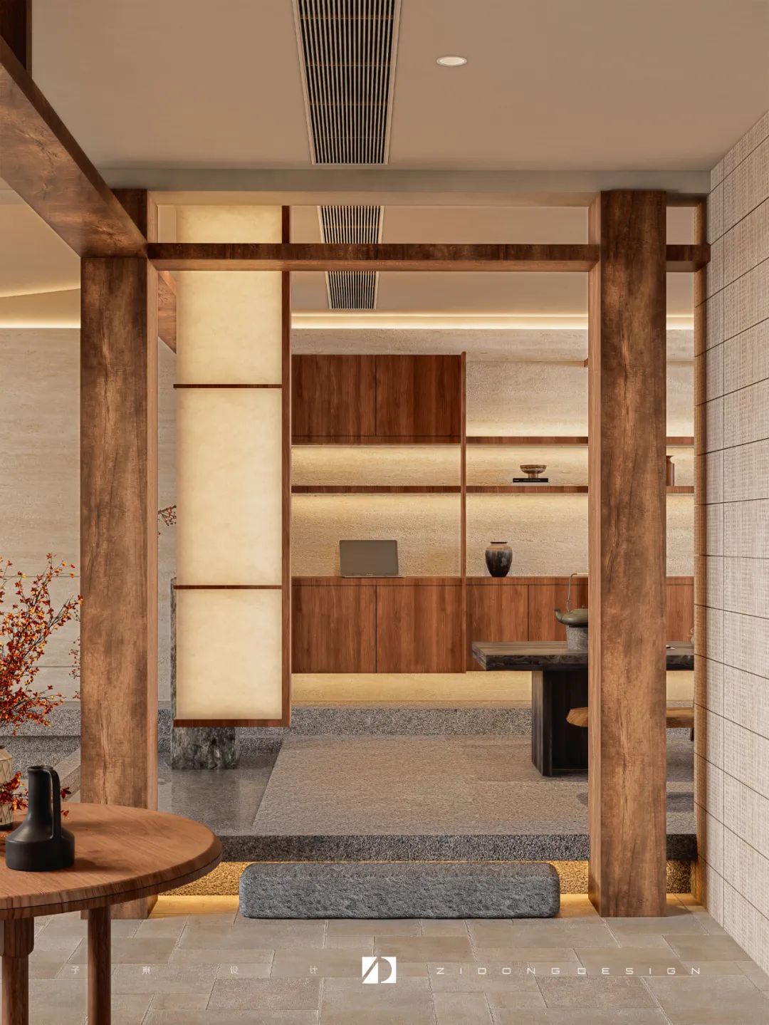 民宿项目:在原木与光影间寻“闲”意丨中国舟山丨子東设计事务所-26