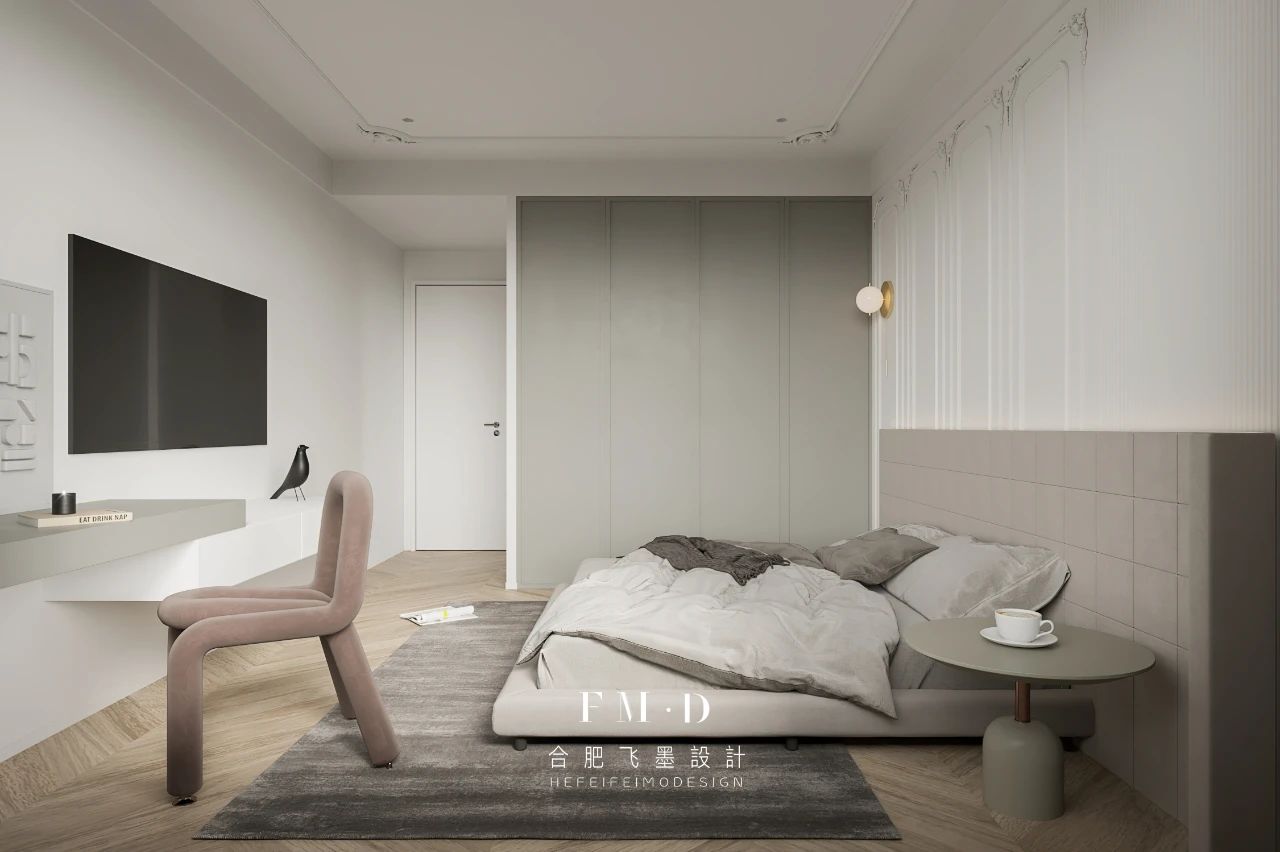 合肥飞墨设计新作 | 120㎡现代混搭风家居，打造优雅三代同堂生活-45