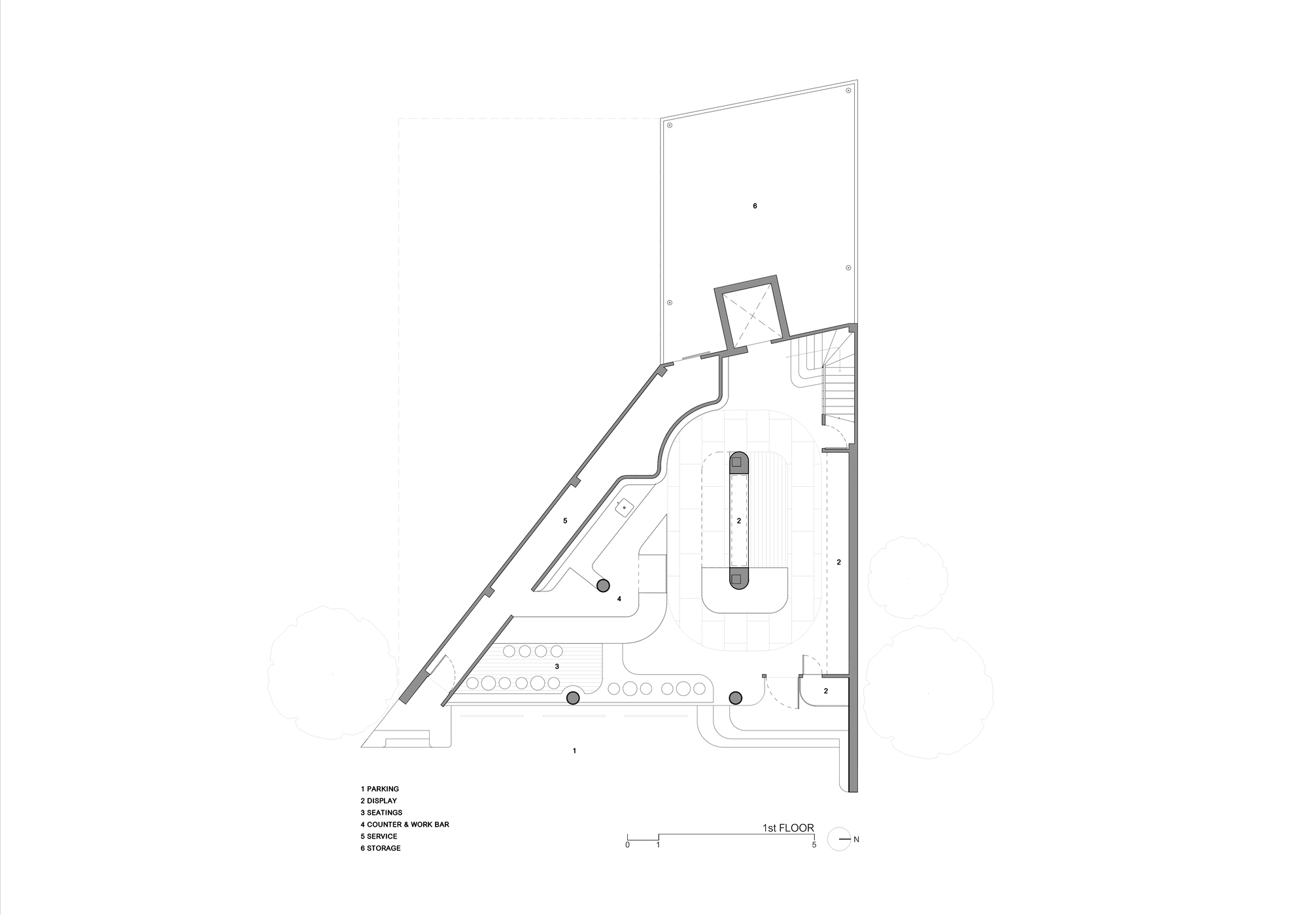城市生鲜商店和餐厅丨泰国曼谷丨Spacy Architecture-34