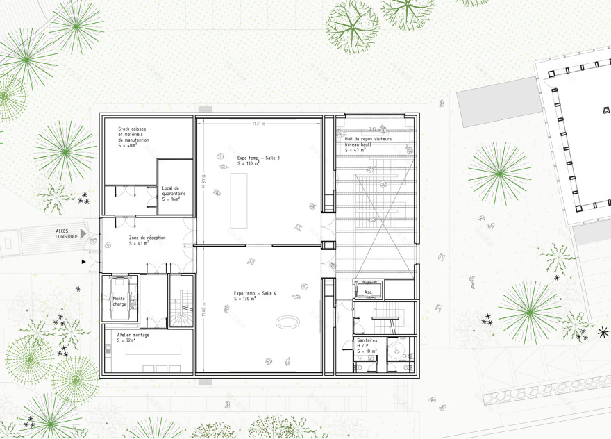 欧比松挂毯博物馆扩建项目
注:E·tension结合语境推测可能是Extension(扩建、扩展)的拼写错误,所以给出这样的翻译 丨法国丨Projectiles-46