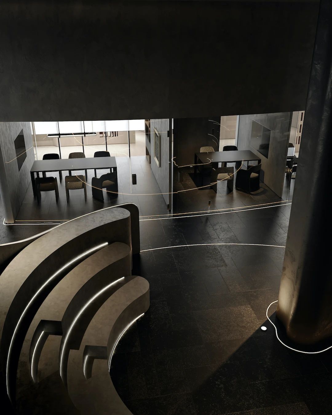 黑暗与光的博弈｜舍内  合介丨中国上海丨舍内设计,合介设计-29
